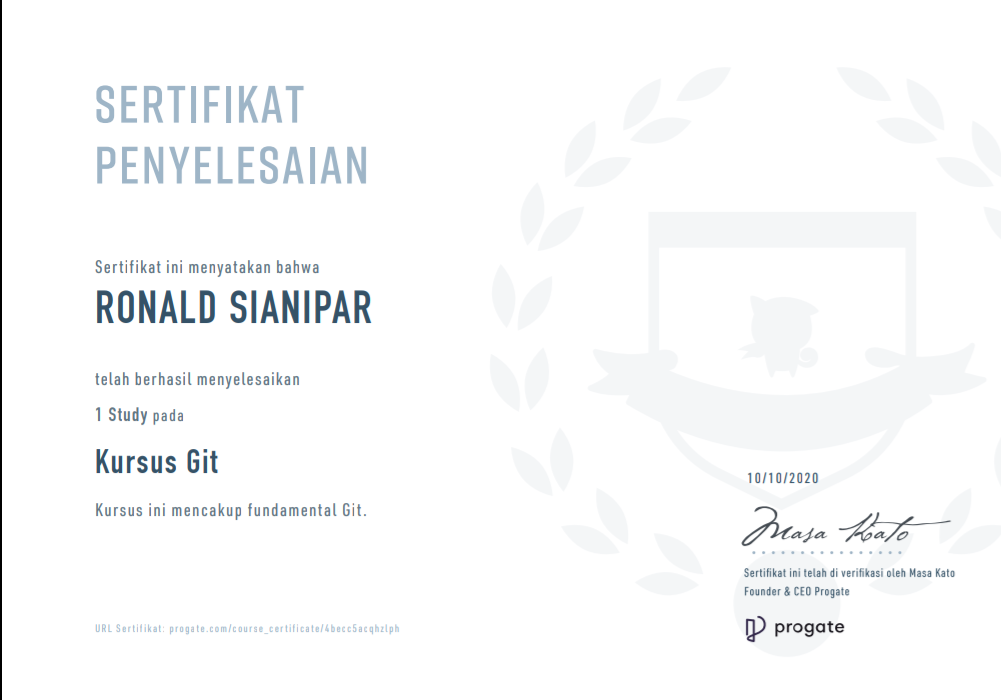 Git Course From Progate